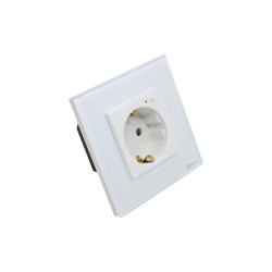 Контакт с измерване WIFI Бял