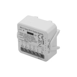 2-канално Mодулно реле с Безжичен RF ключ | 2 x 10A | Wi-Fi + RF433